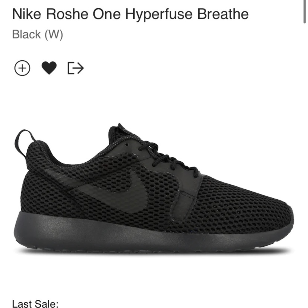 Nike Womens Roshe One Hyperfuse breathe black